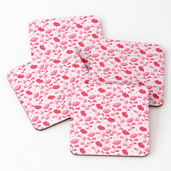 Item preview, Sweet bloom kiss pattern red palate designed and sold by Kaushlydraw.