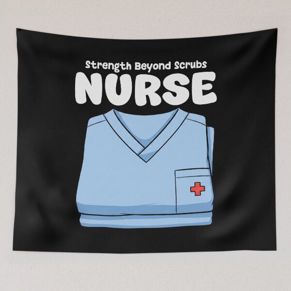 Item preview, NURSE - STRENGTH BEYOND SCRUBS designed and sold by KEF Custom.