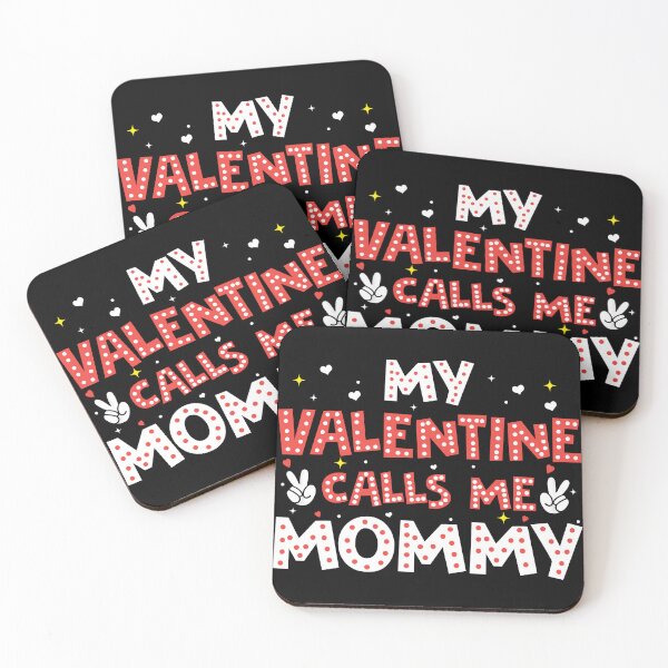 Item preview, My Valentine Calls Me Mommy Cute Polka Dot T-Shirt designed and sold by LashondaGreen89.