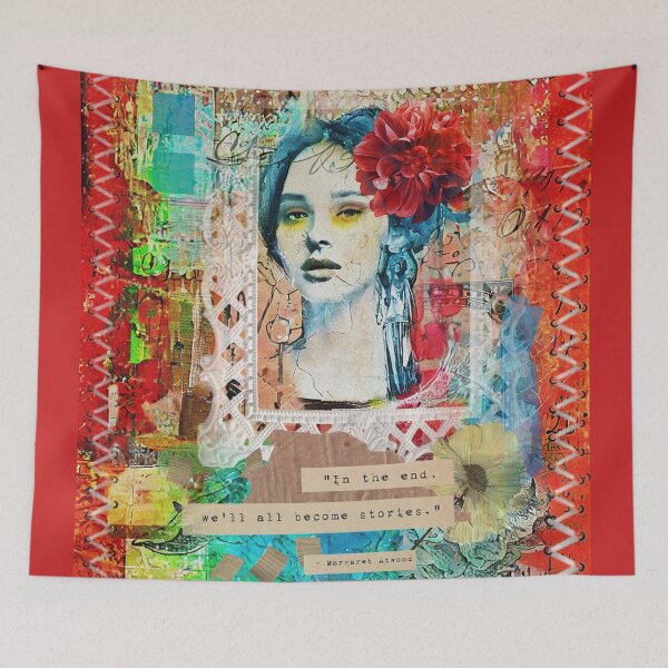Item preview, Collage Art - We'll All Become Stories designed and sold by sueviolaart.