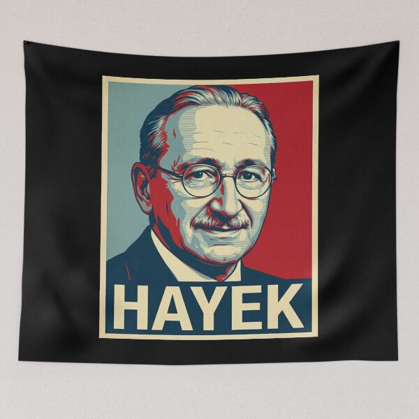 Item preview, F.A. Hayek The Road to Serfdom Hope Style Poster designed and sold by DamianRoy88.