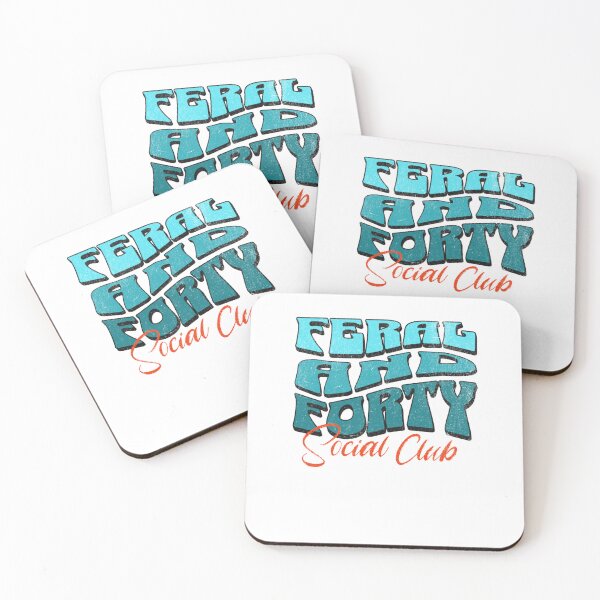 Item preview, Feral and Forty Social Club  designed and sold by TheEndDesign.