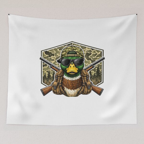 Item preview, Camo Mallard, Duck Hunting, Outdoorsman Rustic designed and sold by vintagearttee.