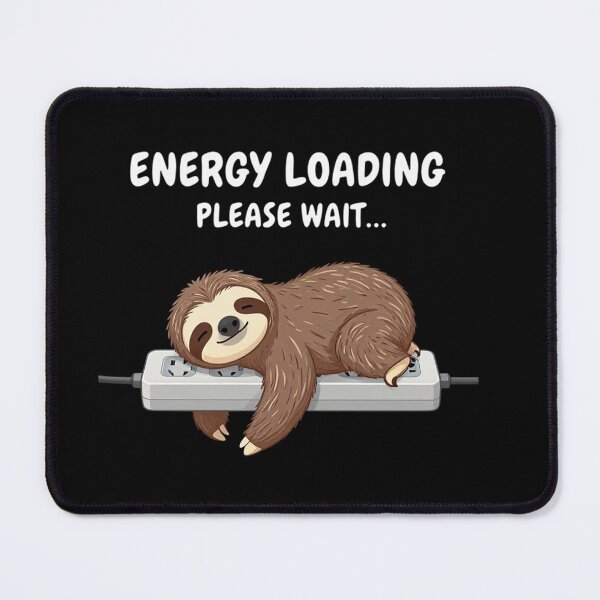 Artikelvorschau, Energieaufladung – Faultier-Humor für Tage mit niedrigem Akkustand entworfen und verkauft von PixelVibe782.