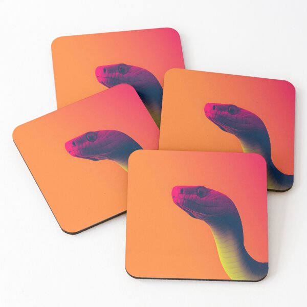 Item preview, Snake in orange neon  designed and sold by Newrealis.