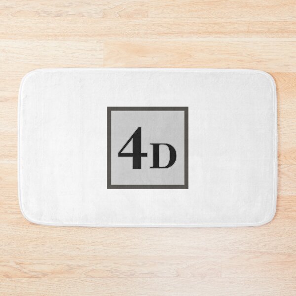 Item preview, New Girl Apartment 4D Door Number designed and sold by Lalia Designs.