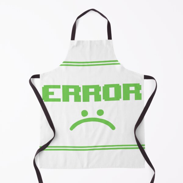 Item preview, "ERROR" with Sad Face - Retro Glitch Style designed and sold by Arte Cartoon From TagTeam Group.