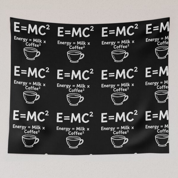 Item preview, Energy Formula – Coffee Humor Art with a Smart Twist designed and sold by PixelVibe782.