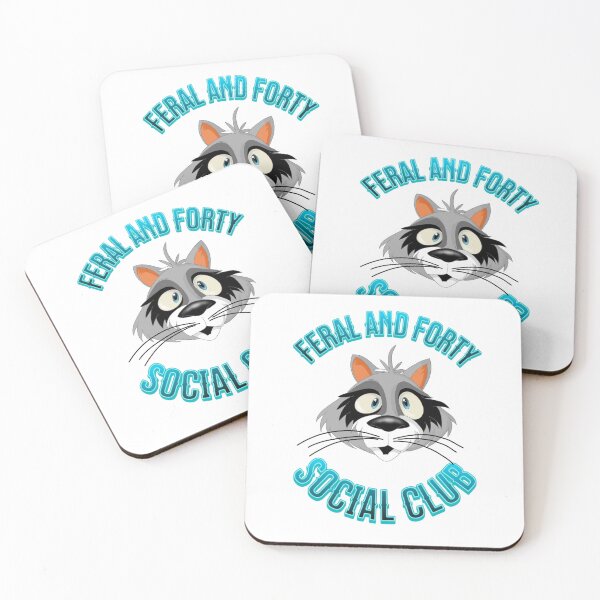 Item preview, Feral and Forty Social Club  designed and sold by TheEndDesign.