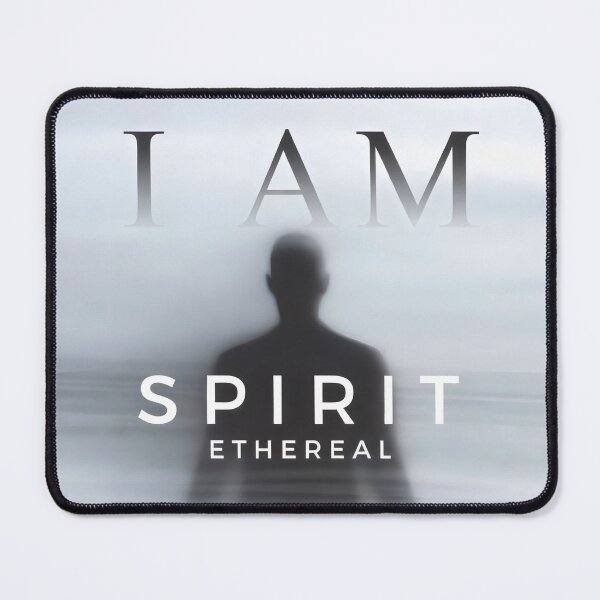 Item preview, I Am Spirit Ethereal Mystical Silhouette Zen Meditation Art designed and sold by SplashTastic.