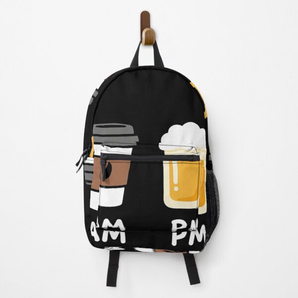 Item preview, AM vs PM – Coffee and Beer Humor Art for Daily Routines designed and sold by PixelVibe782.