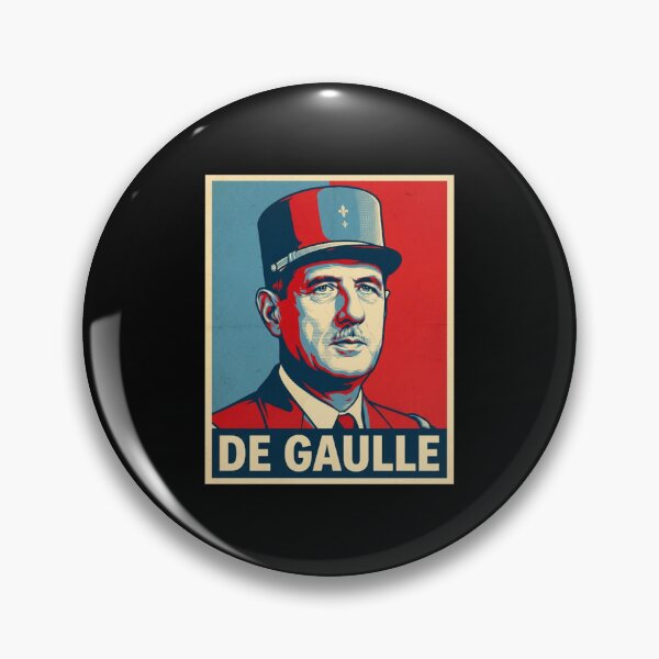Item preview, General Charles de Gaulle Free France WWII Hope Style Poster designed and sold by DamianRoy88.