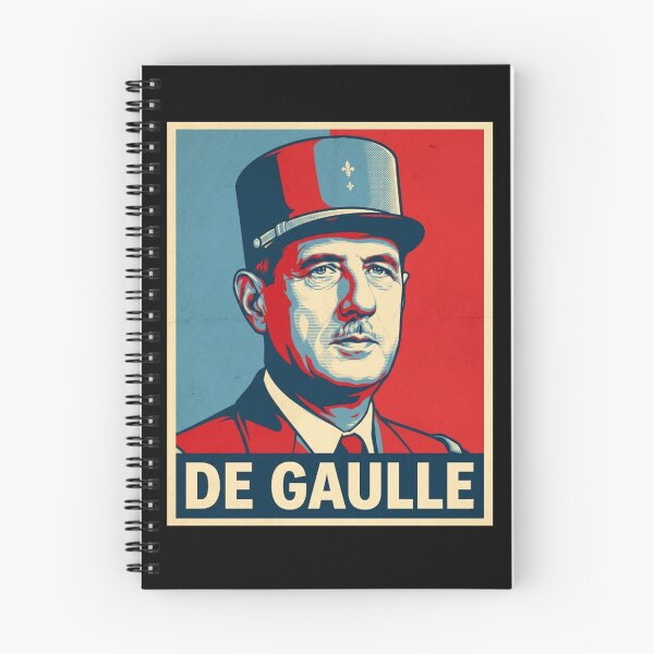 Aperçu de l'œuvre Affiche de style Hope du général Charles de Gaulle France libre de la Seconde Guerre mondiale créée et vendue par DamianRoy88.