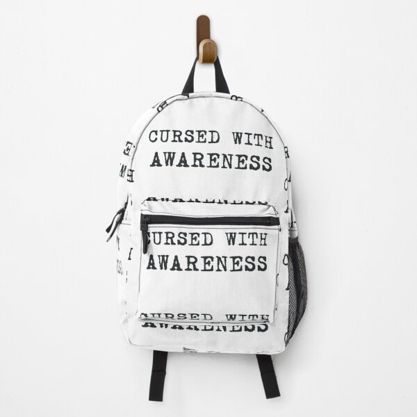 Item preview, Cursed With Awareness – black text only designed and sold by R-A Designs.