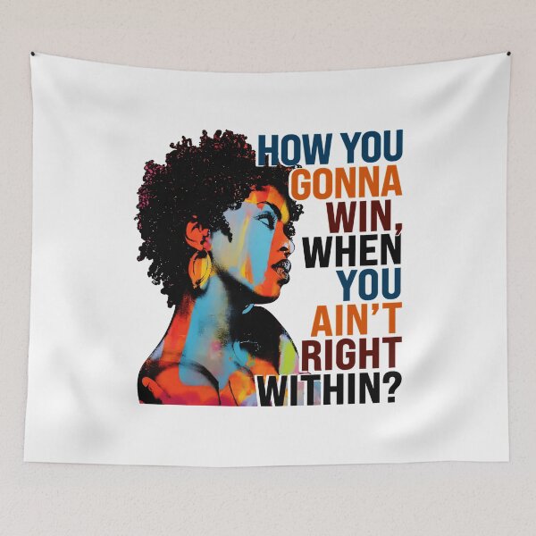 Item preview, How You Gonna Win When You Ain't Right Within Lauryn Hill Colour designed and sold by agileassured.