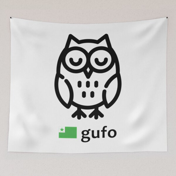 Item preview, Esperanto Gufo Owl designed and sold by nkiiezyadvf58.