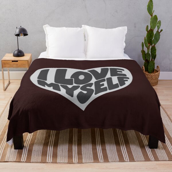 Item preview, I Love Myself Heart Typography | Self Love designed and sold by LifeParody.