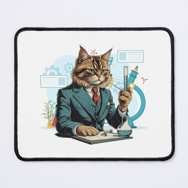 Item preview, Genius Cat Scientist designed and sold by yuki-hana.
