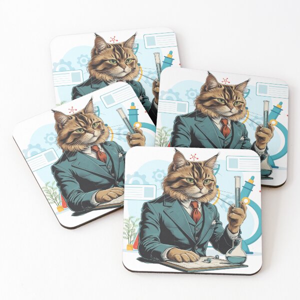 Item preview, Genius Cat Scientist designed and sold by yuki-hana.
