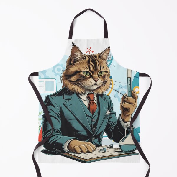 Item preview, Genius Cat Scientist designed and sold by yuki-hana.
