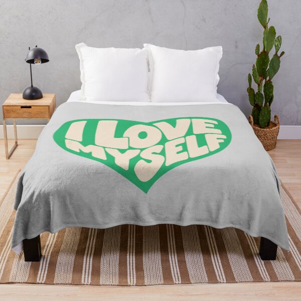 Item preview, I Love Myself Heart Typography | Self Love designed and sold by LifeParody.