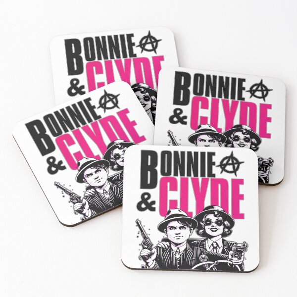 Item preview, Bonnie and Clyde – Criminally Cute! designed and sold by Arte Cartoon From TagTeam Group.