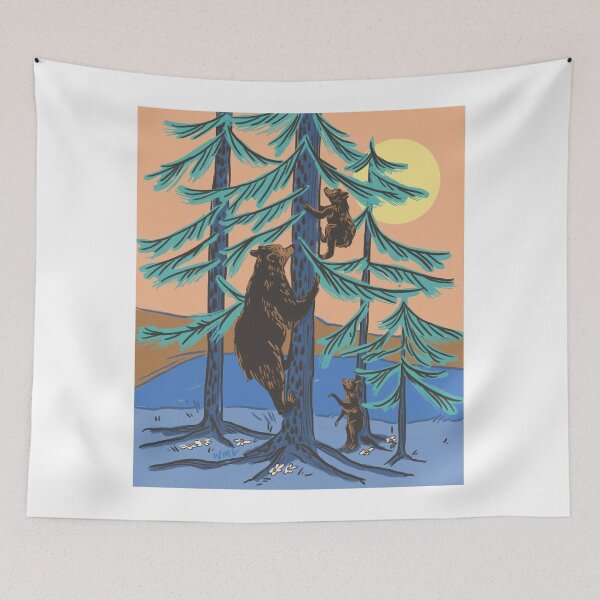 Item preview, Calm Woodland Bear designed and sold by Mitchmount.