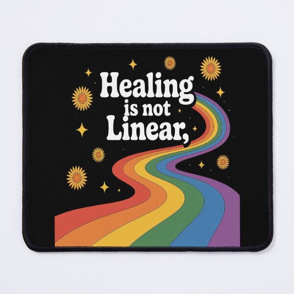 Item preview, Healing Is Not Linear Mental Health Awareness designed and sold by CottonCandyPrin.