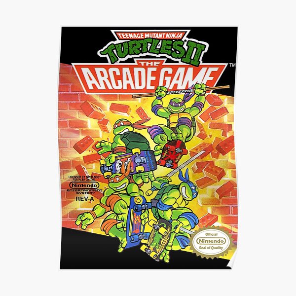 Tmnt - Arcade Game Poster
