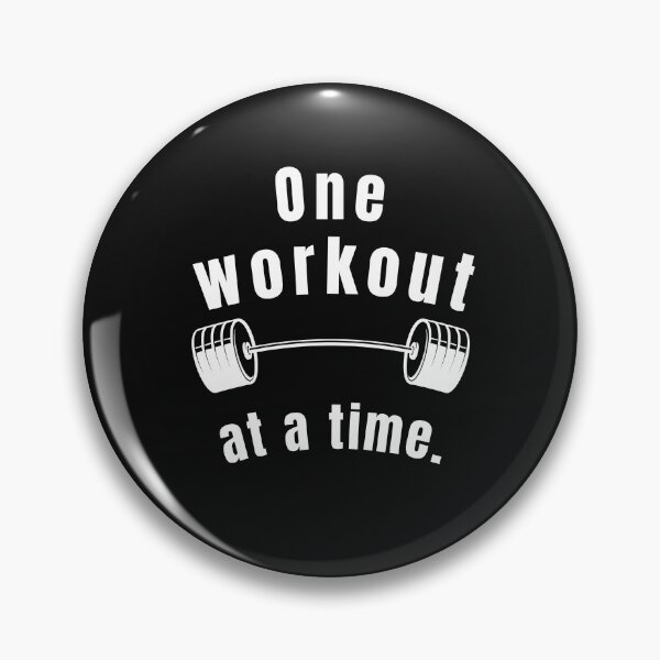Item preview, One workout at a time. Gym Fitness Motivation Quote designed and sold by TeeArtWorld.