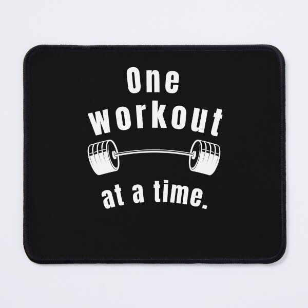 Item preview, One workout at a time. Gym Fitness Motivation Quote designed and sold by TeeArtWorld.