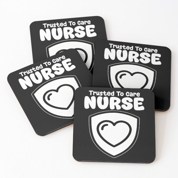 Item preview, NURSE - TRUSTED TO CARE designed and sold by KEF Custom.