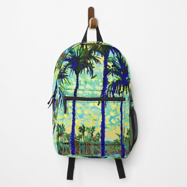 Item preview, Bright Palm Grove Painting for Coastal Decor Fans designed and sold by WildStroke.