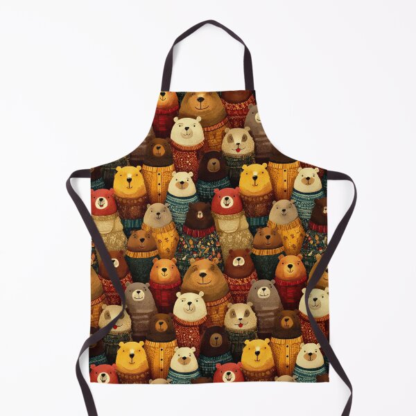 Item preview, Huddle of Groundhogs in Cozy Yellow Knits designed and sold by Piotrek0001.