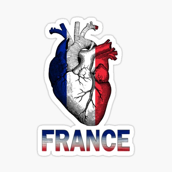 Sticker France F tricolore