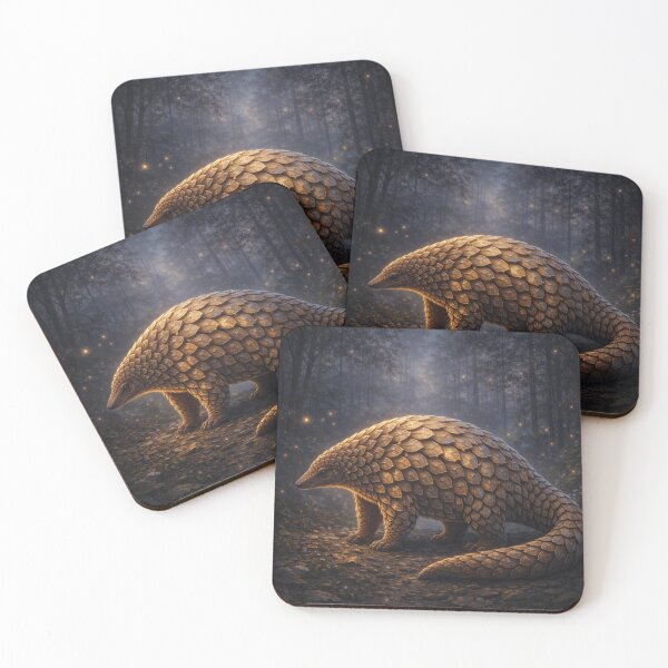 Item preview, Pangolin Guardian of the Twilight Forest designed and sold by GeoWild Designs.
