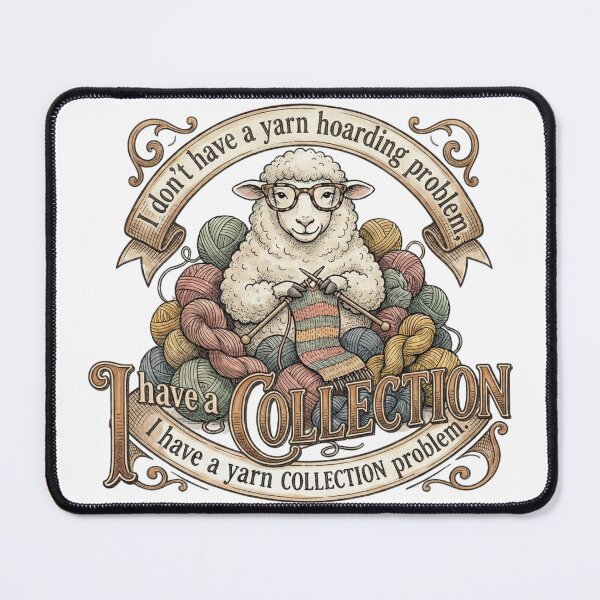 Item preview, Yarn Hoarder Funny Knitting Sheep - Vintage Collection Gift designed and sold by devilfronty.