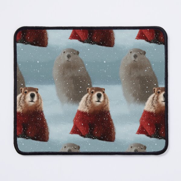 Item preview, Realistic Groundhog Emerging from Burrow Art designed and sold by Piotrek0001.