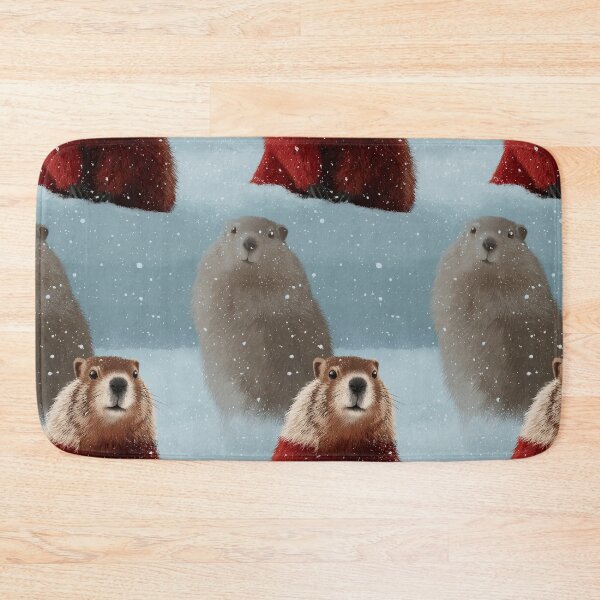 Item preview, Realistic Groundhog Emerging from Burrow Art designed and sold by Piotrek0001.
