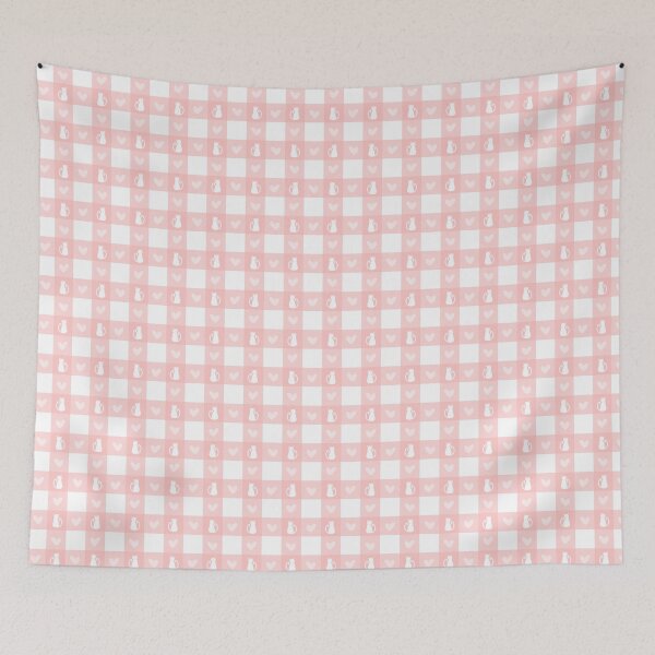 Item preview, sweet kitten grid - pastel pink designed and sold by Marly-MM.