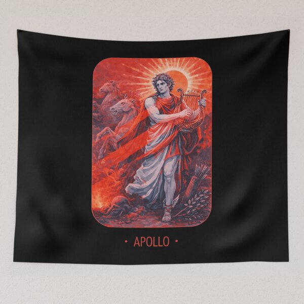 Item preview, Sun God Apollo with Lyre designed and sold by wandacollection.