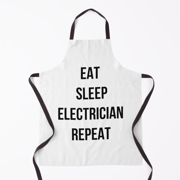 Item preview, Eat Sleep Electrician Repeat Funny Electrician Shirt designed and sold by TextCrew.