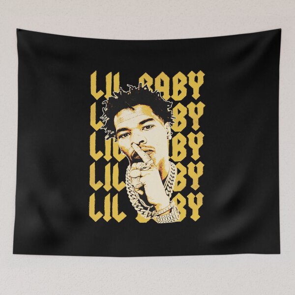 Item preview, Lil Baby Sketch Effect Rap Portrait designed and sold by tubbybirch.