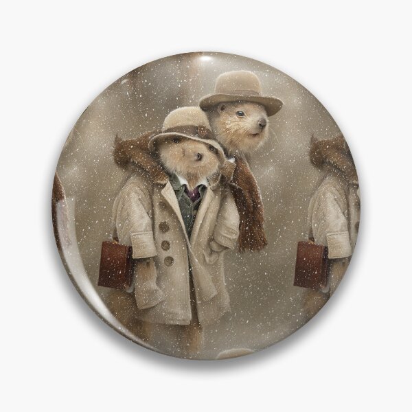 Item preview, Vintage Groundhogs Walking in Snow Storm designed and sold by Piotrek0001.