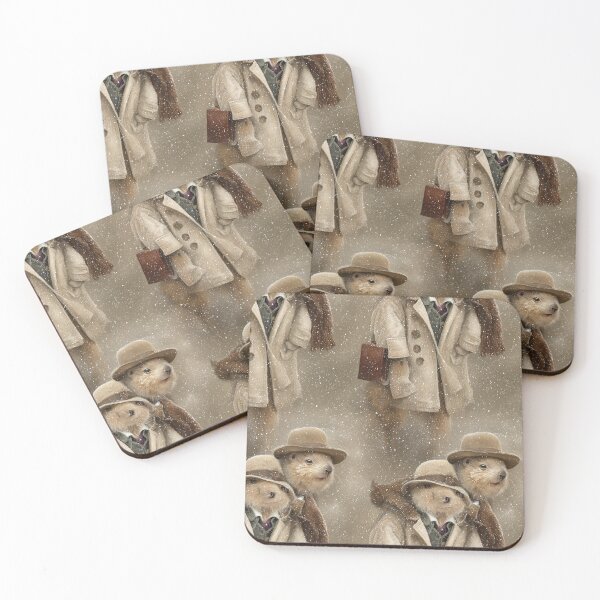 Item preview, Vintage Groundhogs Walking in Snow Storm designed and sold by Piotrek0001.