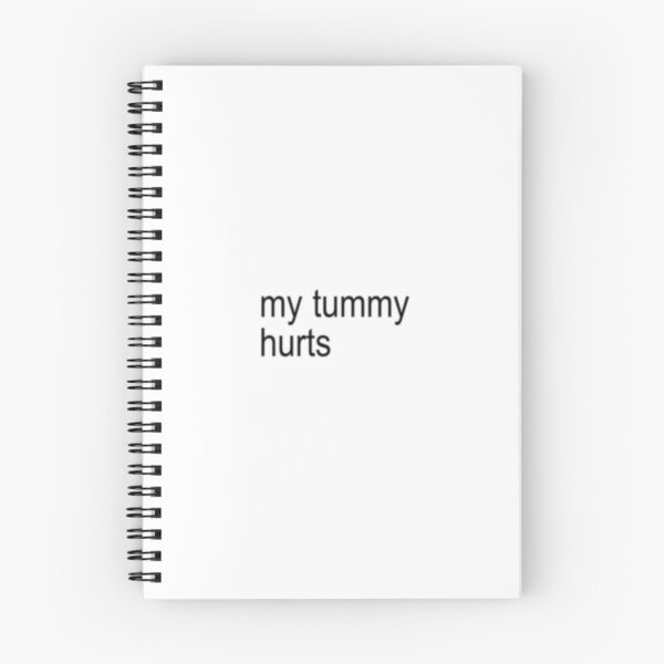 Aperçu de l'œuvre J'ai mal au ventre, texte de gamine créée et vendue par Jleafshop.