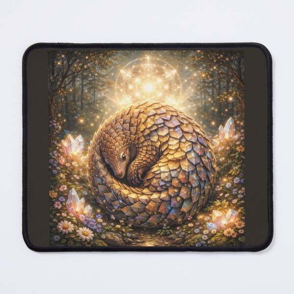 Item preview, Pangolin of the Golden Sanctuary designed and sold by GeoWild Designs.