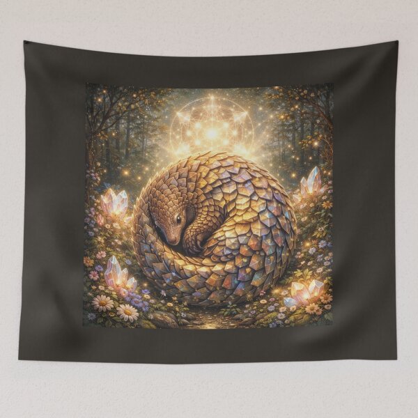 Item preview, Pangolin of the Golden Sanctuary designed and sold by GeoWild Designs.