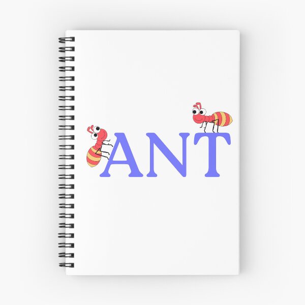 Item preview, Playful Ants - Cute Red Cartoon Ants On A Typography Adventure designed and sold by Love3Happy.