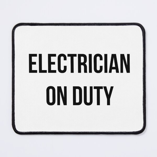 Item preview, Electrician On Duty Graphic Tee designed and sold by TextCrew.